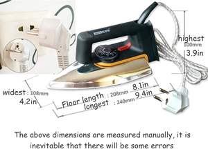 Plancha Eléctrica Mini Portátil en Oferta, Plancha de Vapor para el Hogar, Electrodoméstico de Viaje para Ropa, Vaporizador de Prendas, Plancha de Mano Portátil para el Hogar - Product Image 2