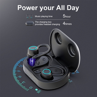 Earphone In-ear Bluetooth nirkabel, headphone dalam telinga AAC True Wireless nirkabel, earbud TWS olahraga Mini game kualitas tinggi harga pabrik