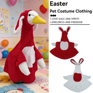 Ropa duradera para patos de jardín, impermeable, con diseño de bikini, fantasmas y frutas, personalizable para patos de 23 pulgadas, para jardín y patio. - Product Image 4