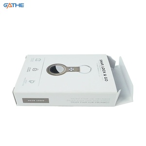 Cajas impresas personalizadas ecológicas, cajas de embalaje plegables de 2 extremos, cajas de embalaje de papel de cartón para Apple <span class=keywords><strong>Airtag</strong></span> - Product Image 6