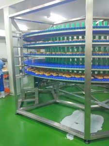 Grote Capaciteit Spiraal Koeltoren Transportband Met Duurzame Efficiënte Modulaire Plastic Riem Voor Cupcake Biscuit - Product Image 6