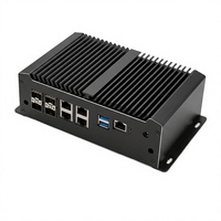 PC Mini Industri Intel Tanpa Kipas Quad Core 2.0GHz M415F/J4125 Memori RAM Maksimal 16G VGA LVDS IPC6000