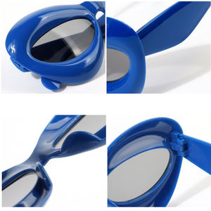 Trendy Ladies Lunettes Soleil <span class=keywords><strong>Femelle</strong></span> Lip Gloss donna bambini all'ingrosso Cat Eye Extra Large occhiali quadrati spessi labbra occhiali da sole - Product Image 3