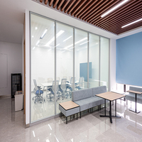 Panneau de cloison modulaire intérieur personnalisé, acoustique, pour bureau commercial, facile à assembler