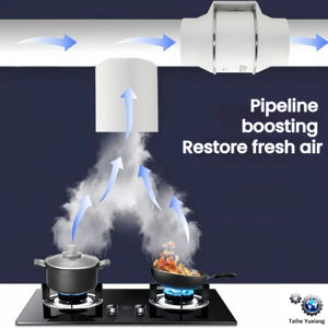 3 "/4"/5 "/6"/8 "/10"/12 "ABS banyo havalandırma kanalı güçlendirici boru ticari mutfak çıkarıcı egzoz fanı 10 inç - Product Image 6