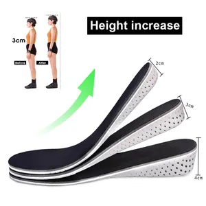 Premium Hoogte Toename Inlegzolen 2Cm Tot 4Cm Hak Liften Voor Schoenen Met Ademende Memory Foam Shoe Liften Voor mannen Vrouw HA00630