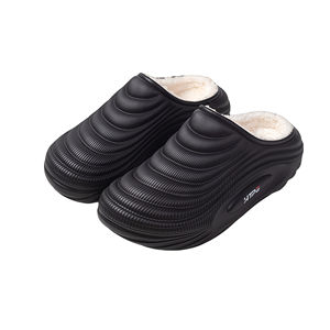 Yearning EVA <b>Man</b> Closed Back Non Slip-On Slippers <b>Indoor</b> Outdoor Fur Lining Thick Sole Anti-Slip Light Weight Trendy Clogs <b>Shoes</b> - Product Image 4