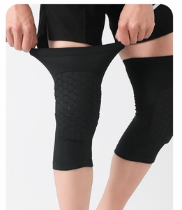 Rodillera corta de plástico transpirable para baloncesto, protector de rodilla deportivo de seguridad - Product Image 3