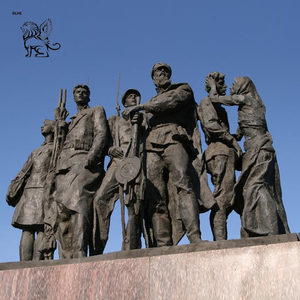 BLVE - Gran Estatua de Metal de Héroe Combatiente para Decoración de Plazas Exteriores, Escultura de Bronce de Guerrero de la Victoria, <span class=keywords><strong>Monumento</strong></span> Conmemorativo - Product Image 3