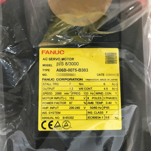 บิส 8/3000 A06B-0075-B303 เซอร์โวมอเตอร์ AC ของแท้จาก FANUC รุ่นใหม่ - Product Image 2