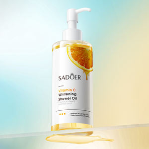SADOER Venta caliente vitamina C niacinamida Gel de aceite de ducha suavizante de la piel efectos blanqueadores extractos de frutas líquido Extra a base de hierbas - Product Image 1