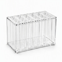Maßgefertigter Klarer Acryl-Blumenvasenhalter Moderner Blumenarrangement-Ständer für Hochzeitstisch-Dekoration und Wohnraumgestaltung
