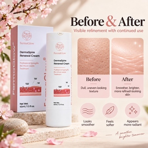 Crème Visage Exfoliante <span class=keywords><strong>Bio</strong></span> à Base de Microneedles d'Algues et de Spicules de Spongilla pour Réparer les Cicatrices d'Acné, Affiner les Pores et Raffermir la Peau - Product Image 2