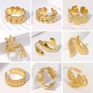 Favorite Cute Flower Connection Stainless Steel Open <strong>Rings</strong> for Teenage Girls - Product Image 6