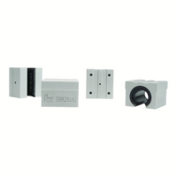 Glissière linéaire ouverte SBR UU LUU, bloc coulissant en aluminium SBR10 12 16 20 25 30 35 40 50 pour machines CNC de travail du bois