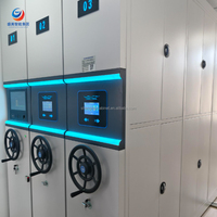 Système d'étagères compacteuses électroniques RFID automatisées pour centres logistiques efficaces avec intégration WMS et sauvegarde des données dans le cloud