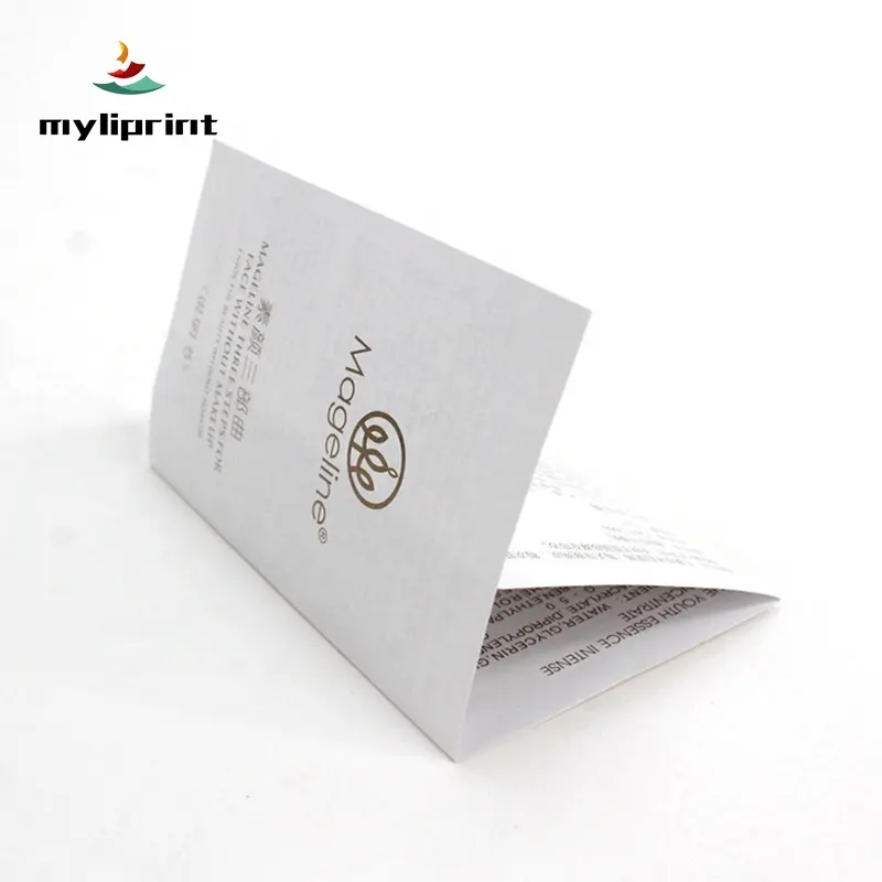Goedkope Prijs Accordeon Opvouwbare Mini Full Aangepaste Print Lcd Brochure Kaart