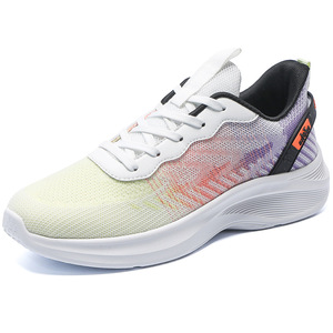 Zapatillas deportivas de malla degradada con amortiguación suave para correr a diario y actividades de ocio al aire libre en temporadas cálidas - Product Image 1