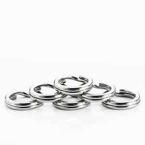 Anéis de Pesca Palmer Flatten Split Rings, Anel O Plano de Aço Inoxidável, Anel Duplo para Pesca em Água Salgada - Product Image 5
