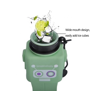 Bouteille d'eau personnalisable, avec dessin animé, pour enfants écoliers, 1 pièce, nouveau Design - Product Image 2