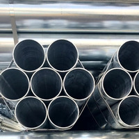 Structure de serres en tube galvanisé, tubes carrés galvanisés pour abris de voiture, tubes d'échafaudage galvanisés, tube en acier galvanisé de 6 mètres