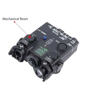 Lunette laser tactique <span class=keywords><strong>DBAL</strong></span> A2 et lampe torche LED, lumière de chasse rouge/verte IR avec indicateur PEQ15, corps en nylon, portée de 125 m - Product Image 5