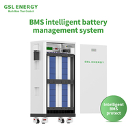 Batterie au lithium-ion mobile GSL ENERGY 16 kWh 51,2 V 314 Ah, batterie de stockage d'énergie sur pied, batterie Lifepo4, batterie solaire avec roues