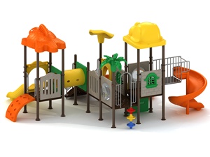 Enfants nouveau Style aire <span class=keywords><strong>de</strong></span> <span class=keywords><strong>jeux</strong></span> extérieure bébé vente chaude jouets pas cher coloré en plastique balançoire toboggan enfants jouer - Product Image 5