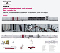 Ligne de production de machine de fabrication de verre isolant gonflable automatique de haute qualité adaptée à la production de verre de fenêtre