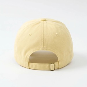 Casquette de baseball brodée jaune avec logo personnalisé OEM, unisexe, réglable, 6 panneaux, décontractée, printemps-été, en tissu coton - Product Image 4