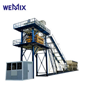 MHZS120 Concrete Batching Plant <b>Foundation</b> Free Concrete Batching plant <b>Foundation</b>-free Belt Feeding Ready Mix Concrete Plant - Product Image 1