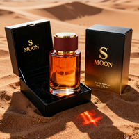 Flacon de parfum en verre cylindrique rond de luxe, personnalisable avec logo, 50 ml, rechargeable, avec vaporisateur, vente en gros OEM