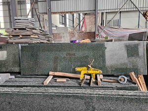 Dalles de <span class=keywords><strong>sol</strong></span> polies en pierre naturelle BOTON STONE <span class=keywords><strong>pour</strong></span> extérieur, comptoir de cuisine, granit vert d'Inde, granit égyptien - Product Image 3
