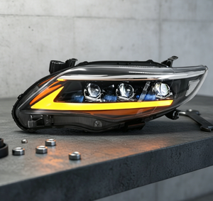 ชุดไฟหน้า LED 12V พร้อมไฟเลี้ยวสำหรับรถยนต์โตโยต้า โคโรลล่า ปี 2011-2013 - Product Image 1