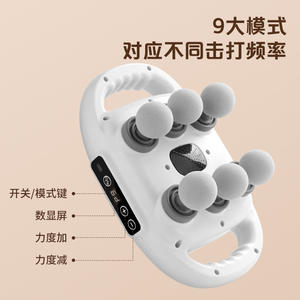 Массажный пистолет с 6 головками - Product Image 6