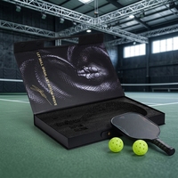 Boîtes en carton rigide recyclables de qualité supérieure pour cadeaux, avec fermeture magnétique, pour raquettes de pickleball, événements sportifs, prix de ligue