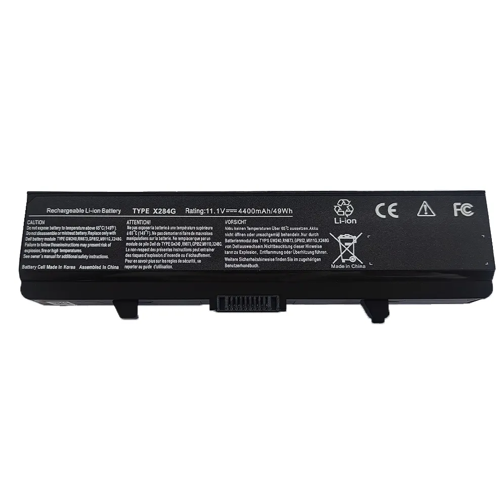 X248g bateria recarregável para laptop, bateria portátil para substituição de dell inspiron 1525 inspiron 1545 1546