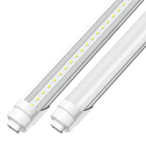 8FT LED-Lampen 5000K Tageslicht-Vorschaltgerät-Bypass-Äquivalent R17D/HO F96T12/DW/HO-Abdeckung T8 T10 T12 Fluoreszenz ersatz