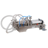 Machine de remplissage semi-automatique électrique de boisson liquide de jus d'huile de lait pour la pompe de nourriture de détergent de blanchisserie