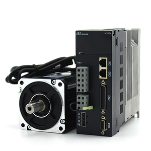 LICHUAN Servomotor 1KW 90mm 2500U/min 4N.<span class=keywords><strong>m</strong></span> CNC-Servos Router AC-Servomotor-Set 90M04025+A4 Servomotor mit Getriebe - Product Image 1