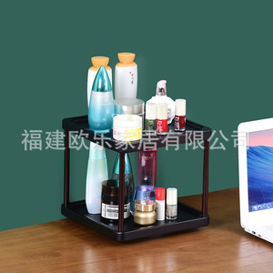 <b>Rotating</b> storage <b>rack</b>, multi-tiered <b>spice</b> <b>rack</b> for kitchens, cosmetics and jewelry organizer, tea set storage <b>rack</b> - Product Image 3