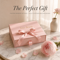 Boîte à parfum rigide personnalisée de qualité supérieure avec estampage doré pour les coffrets cadeaux de soins de la peau