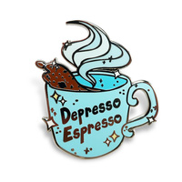 Broches et badges de revers en métal, émail dur et doux, avec logo personnalisé, motifs mignons de dessins animés, tasses de thé au lait et café, pour vêtements et cadeaux, pour fabricants