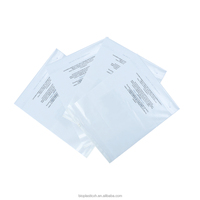 Sac de t-shirt à fermeture éclair biodégradable personnalisé transparent maillots de bain vêtements poly-sac fermeture éclair givrée pour chaussettes chaussures en PLA + PBAT emballé