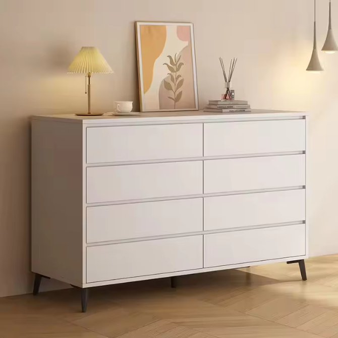 blanc chaud 8 tiroirs