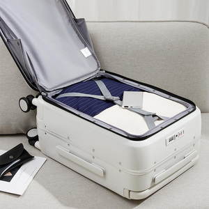 Valise de luxe en PC pur, nouveau design CE, 20 pouces, ouverture par le haut, bagage à main pour voyage d'affaires - Product Image 5