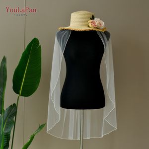 YouLaPan V34 romantico e semplice <span class=keywords><strong>velo</strong></span> da sposa monostrato a forma di diamante con bordo in rilievo di cristallo personalizzabile formato <span class=keywords><strong>velo</strong></span> da sposa - Product Image 5