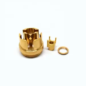 JIYAN CNC part supplier customer service polishing porous male threaded brass components