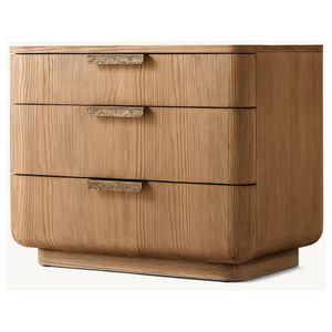 Mesa de Noche CIRO RHMAKER FURNITURE, Moderna y de Lujo, con Cajón, para Dormitorio - Product Image 3