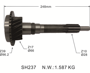 <span class=keywords><strong>Transmission</strong></span> <span class=keywords><strong>de</strong></span> pièces automobiles 2826.5 assemblage du premier <span class=keywords><strong>arbre</strong></span> 8867926 pour <span class=keywords><strong>IVECO</strong></span> Daily4x2 4x4 - Product Image 3